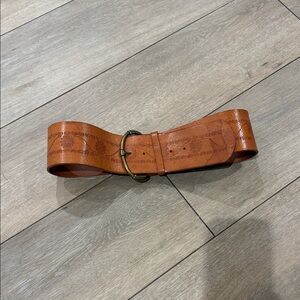 Anthropologie Brown Leather Belt